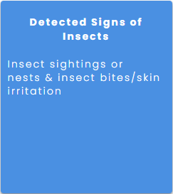 Detected Signs of Insects